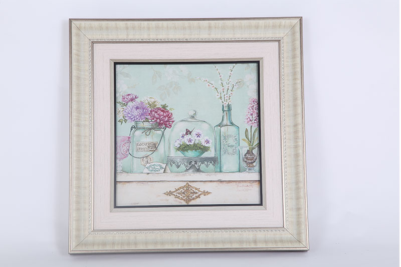 现代装饰画插画工艺画玄关艺术画 客厅装饰画挂画壁画75x75-25