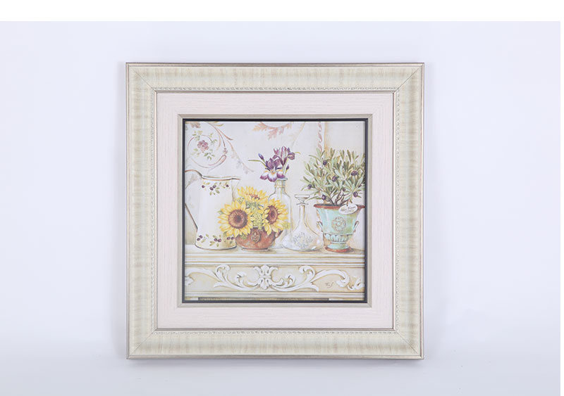 现代装饰画插画工艺画玄关艺术画 客厅装饰画挂画壁画75x75-26