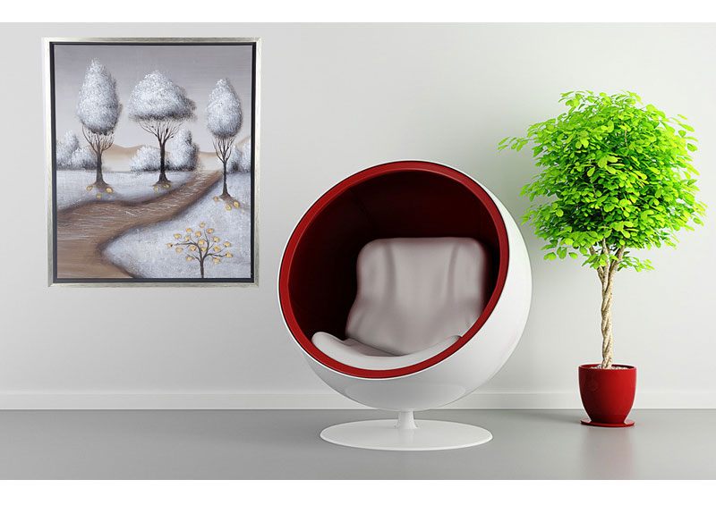 现代装饰画创意家居工艺品 简约工艺油画75*75-3-23