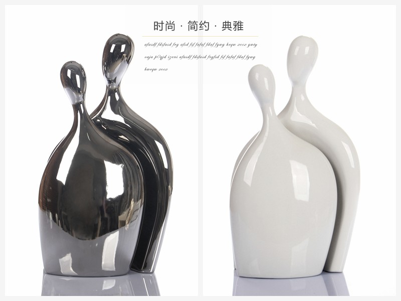 创意家居情侣饰品摆设品家饰家装摆饰品（不含木架费） NHTC1011-W 1012-W 1011-S 1012-S3