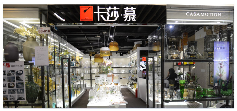 简约现代家居装饰品摆设浅紫罗兰炸口玻璃杯14A104，14A1061