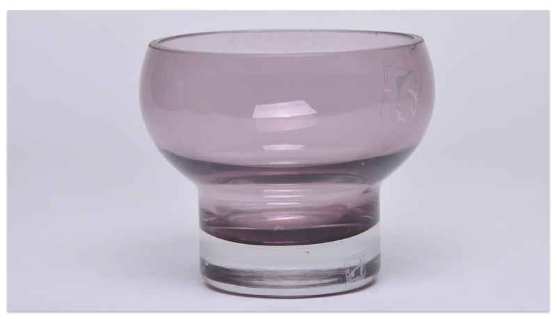 简约现代家居装饰品摆设浅紫罗兰炸口玻璃杯14A104，14A1065