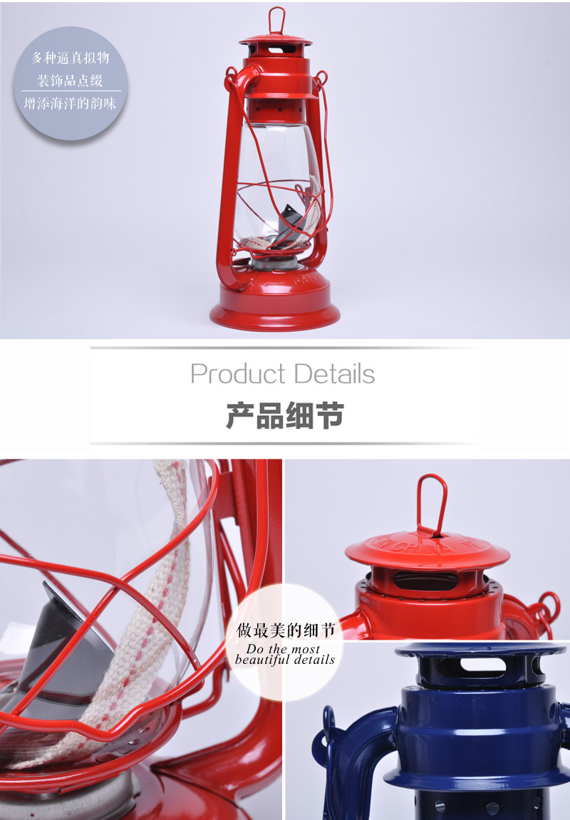 煤复古户外马灯帐篷灯橱窗装饰品拍摄道具带手提经典老式摆件ZF16264