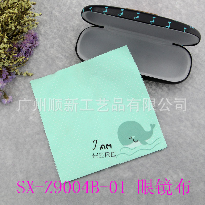 【2015爆款】工厂直供批发可爱卡通双面绒印花眼镜布镜头布檫拭布 SX-Z9004B-012