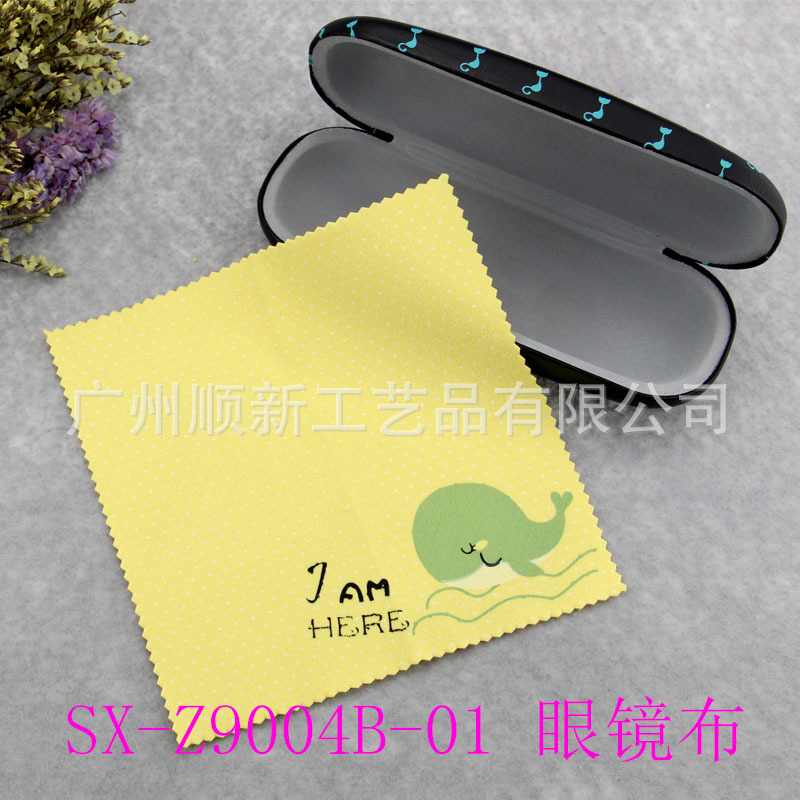 【2015爆款】工厂直供批发可爱卡通双面绒印花眼镜布镜头布檫拭布 SX-Z9004B-017