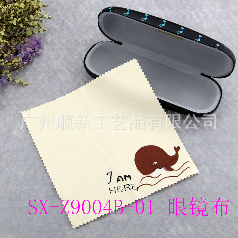 【2015爆款】工厂直供批发可爱卡通双面绒印花眼镜布镜头布檫拭布 SX-Z9004B-015