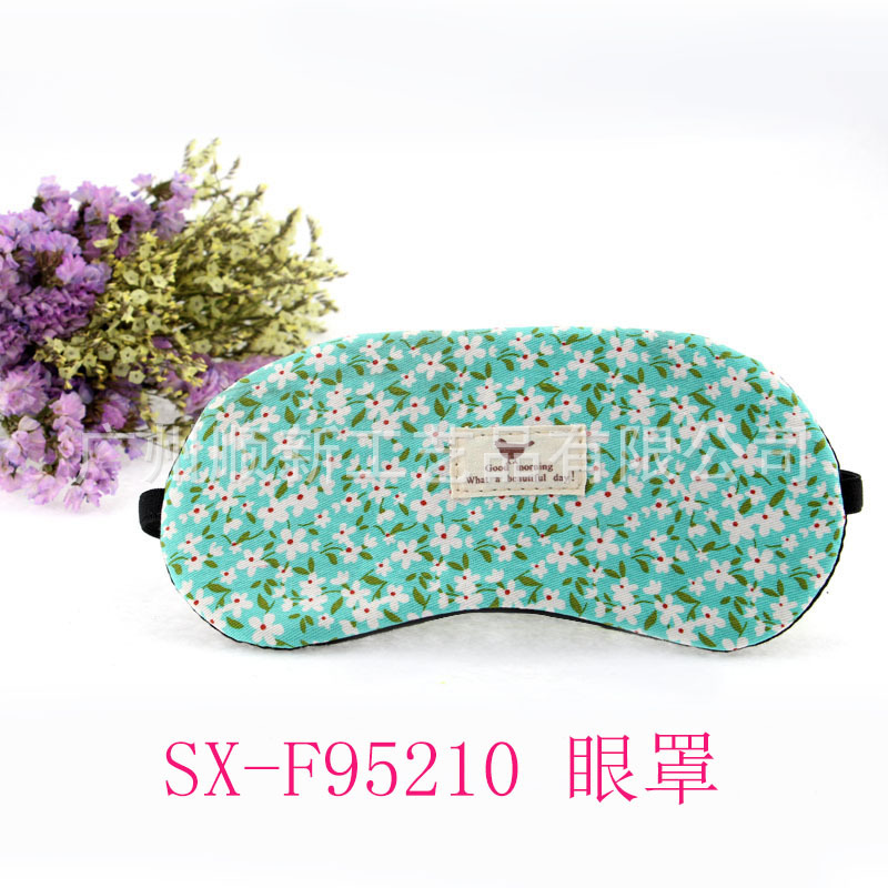 【2015热卖推荐】工厂批发日韩碎花舒缓压力缓解疲劳冰袋遮光眼罩SX-F952103