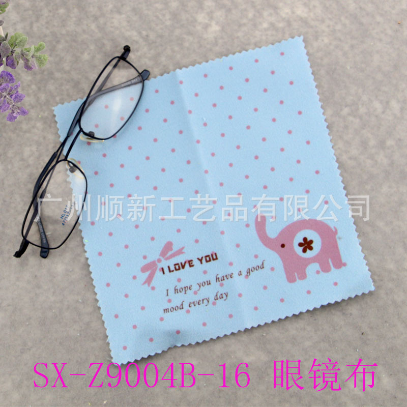 【2015爆款】工厂直供批发可爱卡通双面绒印花眼镜布镜头布檫拭布 SX-Z9004B-162
