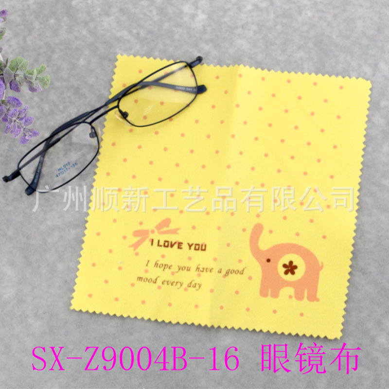 【2015爆款】工厂直供批发可爱卡通双面绒印花眼镜布镜头布檫拭布 SX-Z9004B-163