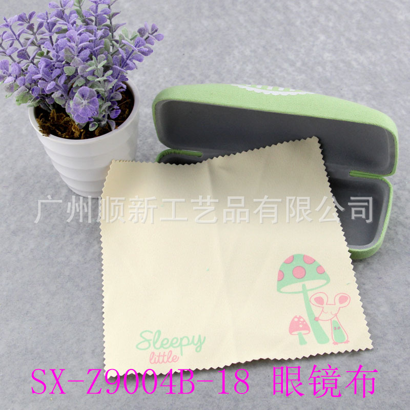 【2015爆款】工厂直供批发可爱卡通双面绒印花眼镜布镜头布檫拭布 SX-Z9004B-183