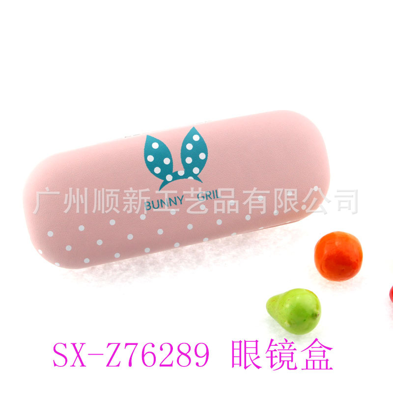 【2015工厂新品推荐】订制日韩小清新可爱个性皮质学生光学眼镜盒8