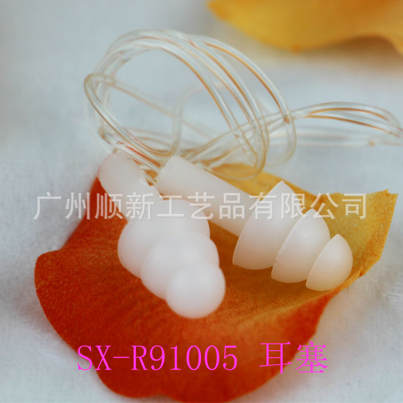 【2015爆款】广州厂家低价批发纯色硅胶带线运动防水降噪隔音耳塞17