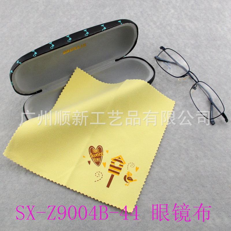 【2015爆款】工厂直供批发可爱卡通双面绒印花眼镜布镜头布檫拭布2
