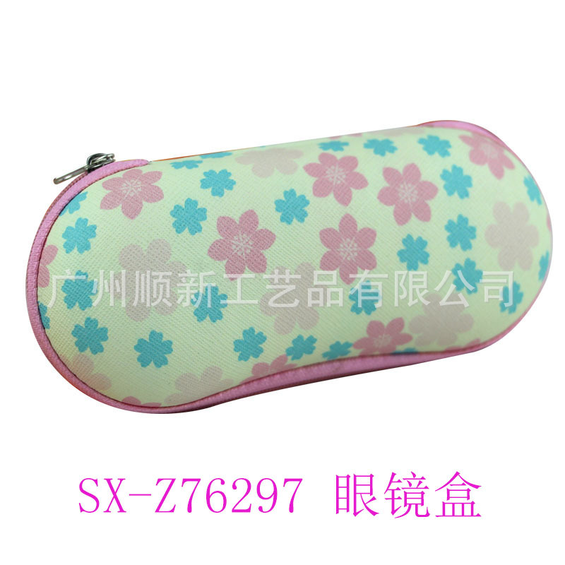 【2015淘宝新款】厂家直供批发订制日韩热销小清新印花框架眼镜盒6
