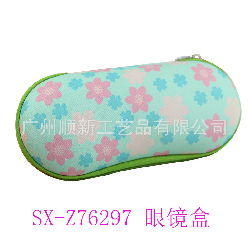 【2015淘宝新款】厂家直供批发订制日韩热销小清新印花框架眼镜盒4