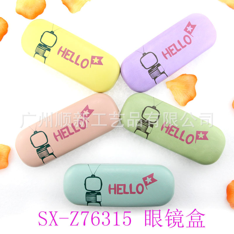 【2015工厂推荐】新品日韩精美高档眼镜盒学生眼镜盒订制眼镜盒1