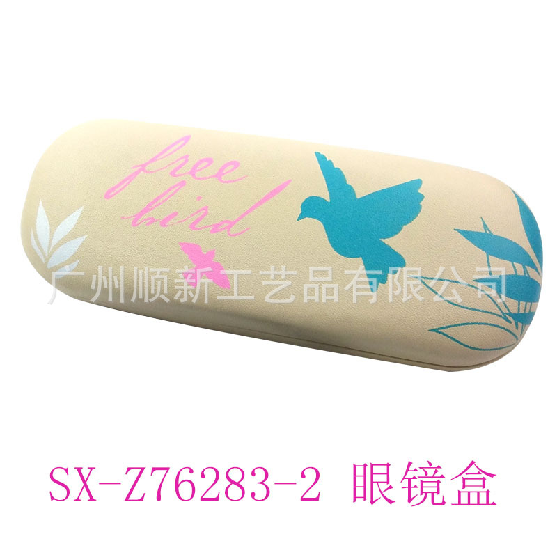 【2015批发促销】工厂低价直供订制新款皮质印花时尚框架眼镜盒10