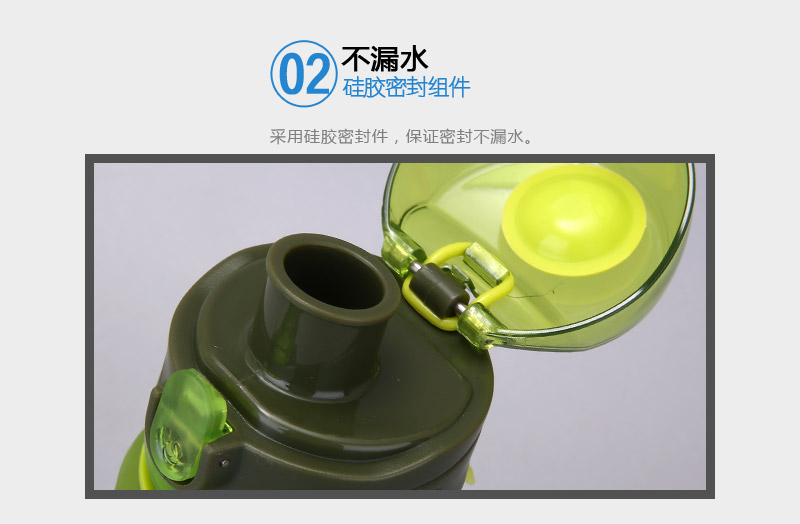 硅胶杯500透明翻盖500ML 魔法折叠杯运动折叠耐摔直饮水杯 环保健康 潮流实用 ZR-K0045