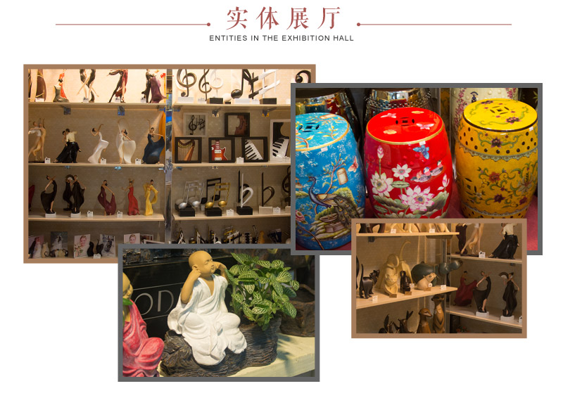 中式田园陶瓷鼓凳 艺术中西结合手绘花鸟百鸟齐聚 居家书房卧室梳妆坐凳装饰凳 JM0168