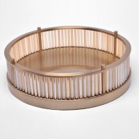 欧式金属玻璃蛋糕台 英式创意大号西餐点心托盘婚礼甜品装饰摆件APL1034