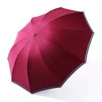 创意反光条伞 折叠小清新两用双层遮阳伞色胶防晒 超轻十伞骨四折伞 JP-4173