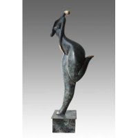 中式抽象人物铜像花季少女（二）摆件卧室客厅餐厅装饰