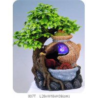 树脂假山流水喷泉，龙池工艺品小摆件6个一箱
