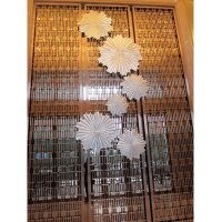 银箔叶子壁挂壁挂 创意家具高档墙壁装饰挂件组合壁饰 BG-0007