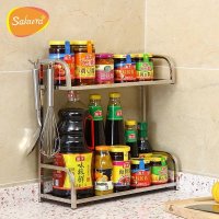 SAKURA不锈钢 厨房置物架 调味架调料架厨房用品用具厨房收纳架