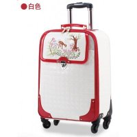 学生行李箱pu旅行箱子万向轮拉杆箱16寸女拉箱韩国登机小皮箱潮24