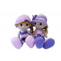 新款 创意雅皮士布艺娃娃毛绒玩具公仔 儿童节礼物 幼儿园小朋友礼品 公司年会赠品