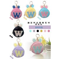 2016秋冬新款潮流女包 卡通可爱圆形 小包零钱包