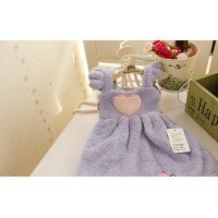 创意爱心公主擦手巾