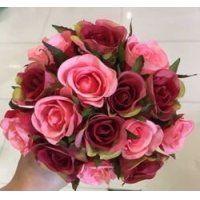 田园15头小杯玫仿真花仿真植物家居装饰