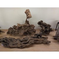 中式古典风格风化木造型摆件家居装饰摆件