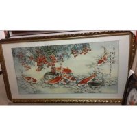 中式古典植物花卉手工国画装饰画壁画