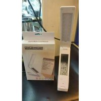 现代简约多功能折叠台灯 时钟温度计学习灯