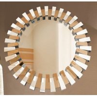 现代创意圆形装饰镜挂镜