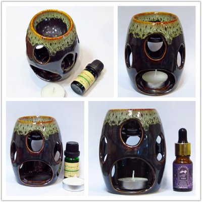 中式家用蜡烛香薰炉精油灯