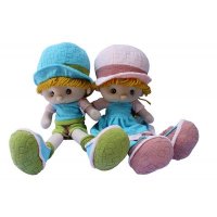 新款 布娃娃 中国风毛绒公仔 雅皮士品牌布娃娃玩偶 陪睡公仔