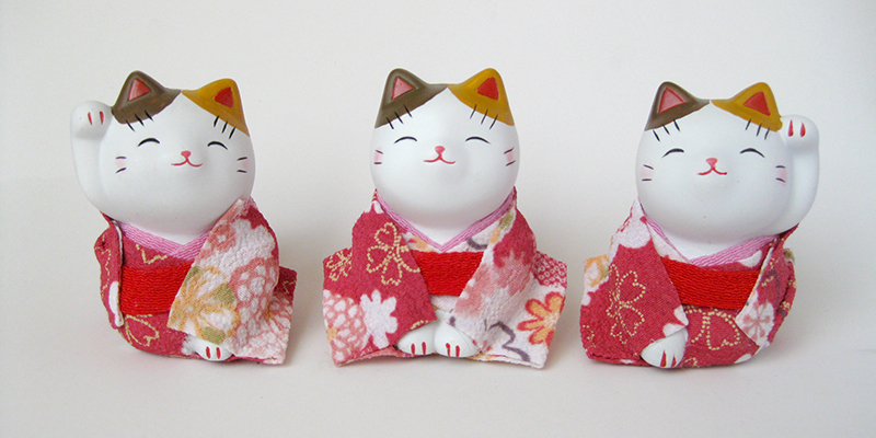 日式创意卡通招财猫造型摆件家居装饰摆件动物摆件5