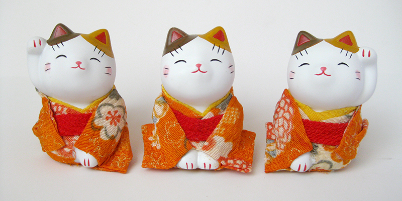 日式创意卡通招财猫造型摆件家居装饰摆件动物摆件7