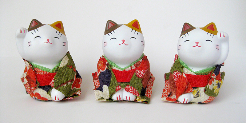 日式创意卡通招财猫造型摆件家居装饰摆件动物摆件6