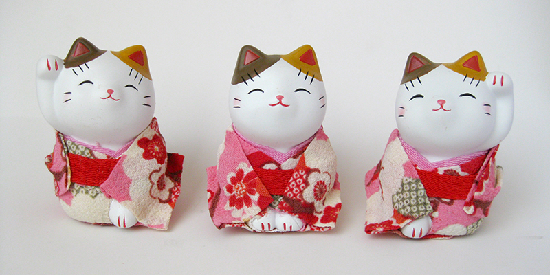 日式创意卡通招财猫造型摆件家居装饰摆件动物摆件8