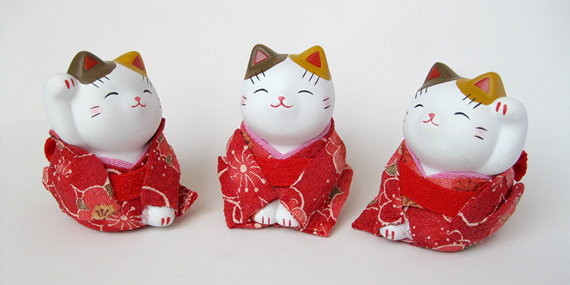 日式创意卡通招财猫造型摆件家居装饰摆件动物摆件10