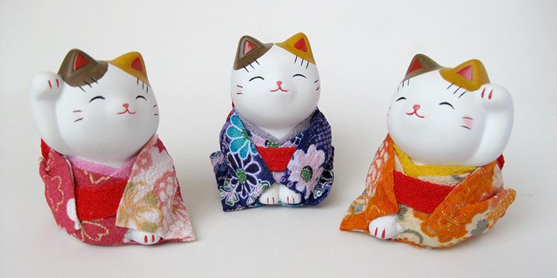 日式创意卡通招财猫造型摆件家居装饰摆件动物摆件2