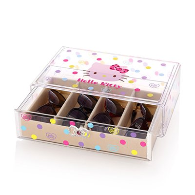 科特豪斯 Hellokitty首饰盒公主欧式饰品盒眼镜收纳盒珠宝盒KT1132