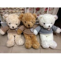 毛绒公仔新款40cm毛衣熊