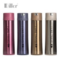 Diller MLH8611时尚商务保温杯 车载杯 高档304不锈钢真空保温杯了礼品杯办公室直身杯