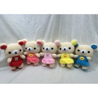 7寸穿裙轻松熊，颜色随机